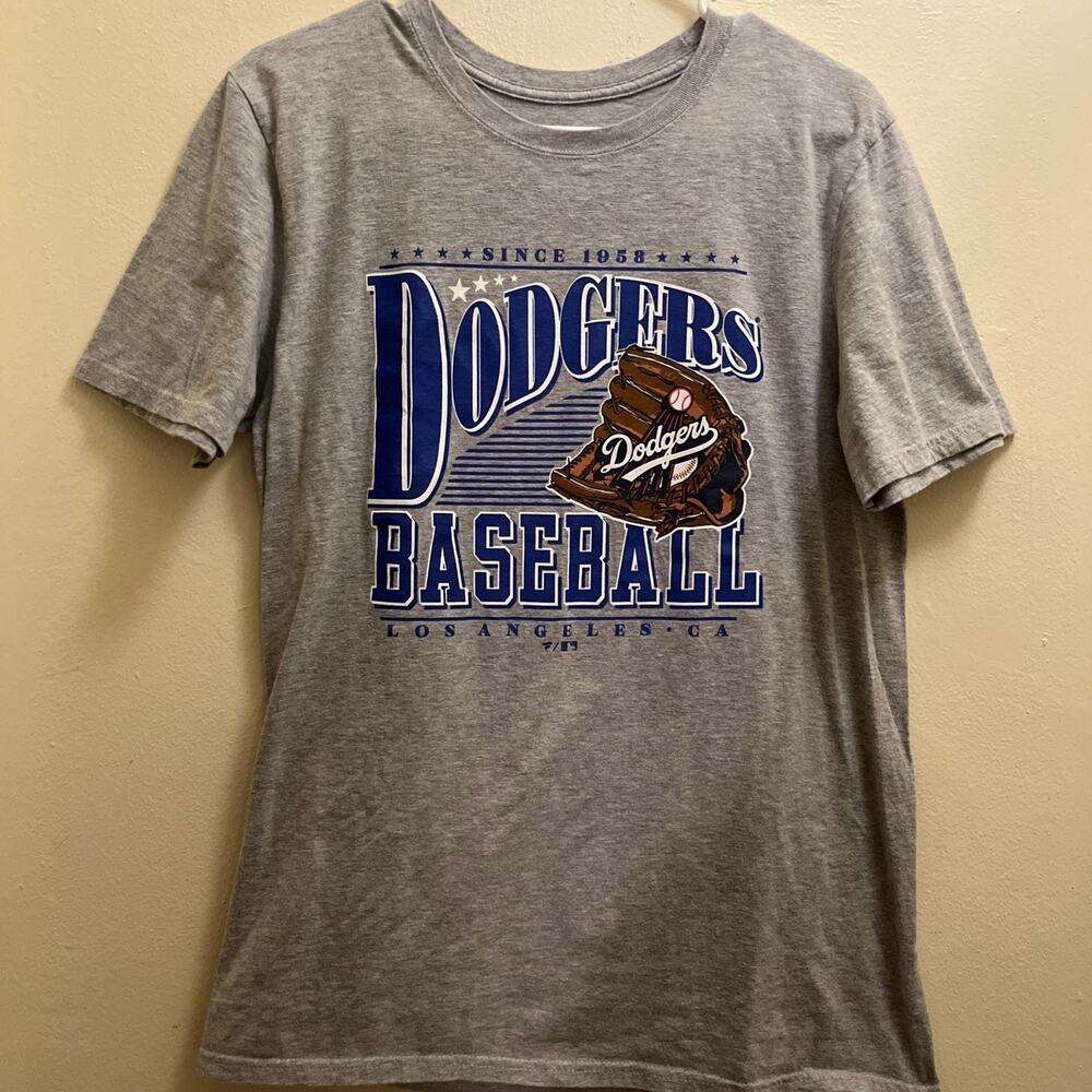 FABLETICS Women's Dodger Baseball T-Shirt Size M Gray